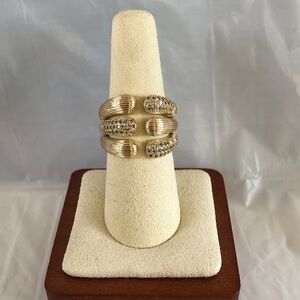 🔥 NEW Pretty Bird 18k Yellow Gold Plated Huge Chunky Ring Size 8